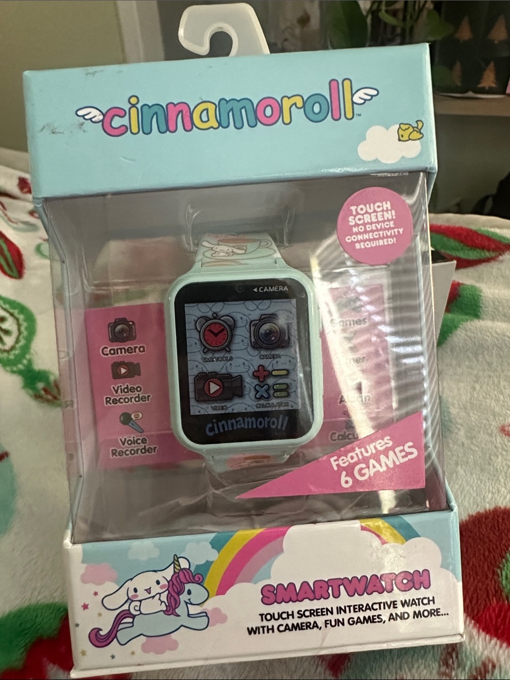 Sanrio Cinnamoroll Kids Smartwatch - Light Blue and Pink